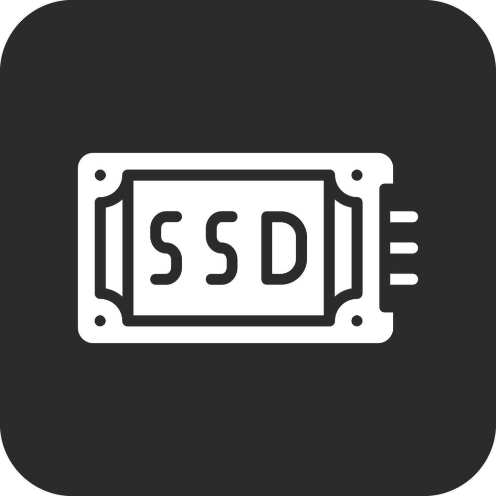 icône de vecteur ssd