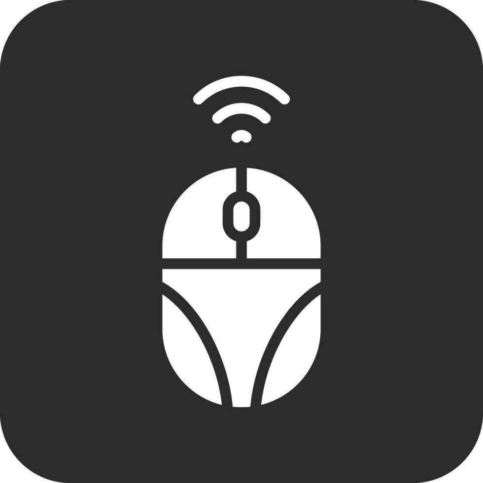 icône de vecteur de souris sans fil
