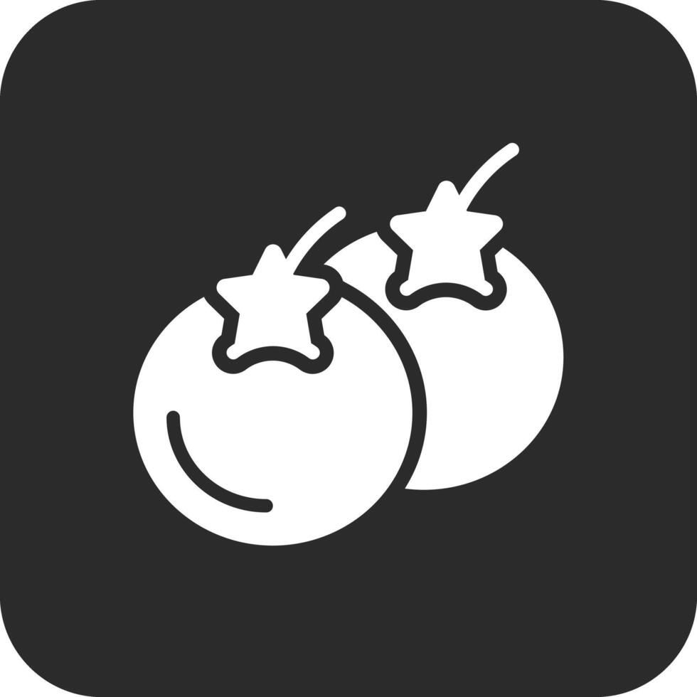 icône de vecteur de tomate