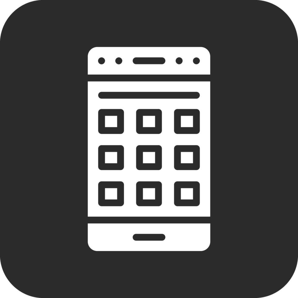 icône de vecteur d'application mobile