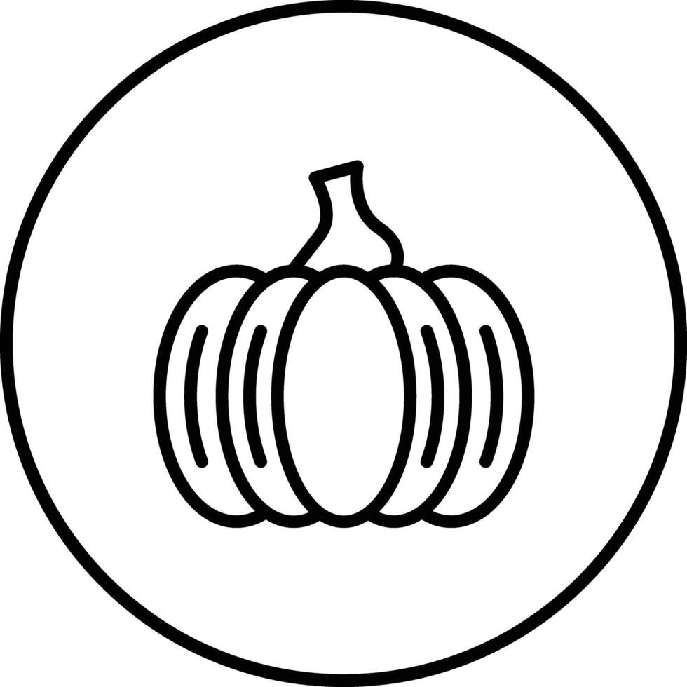 icône de vecteur de citrouille