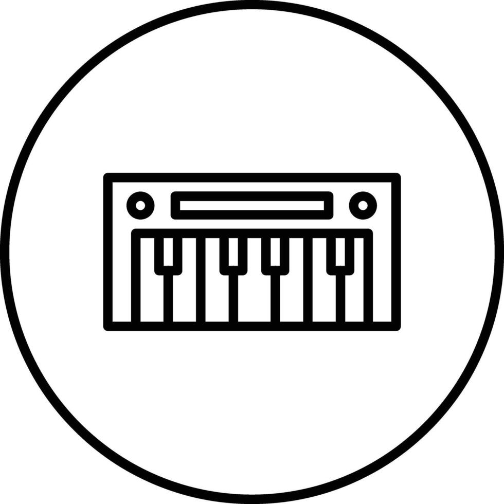 icône de vecteur de piano