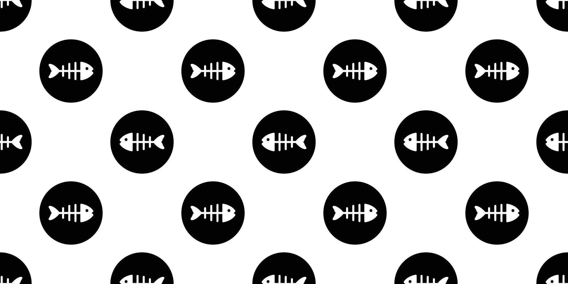 poisson OS sans couture modèle vecteur requin polka point Saumon dauphin thon griffonnage dessin animé océan mer écharpe isolé répéter fond d'écran tuile Contexte illustration conception