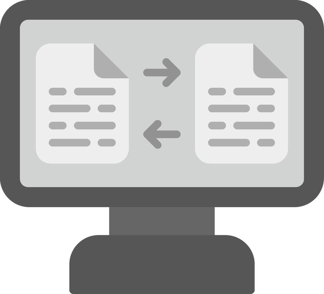 icône de vecteur de transfert de fichier