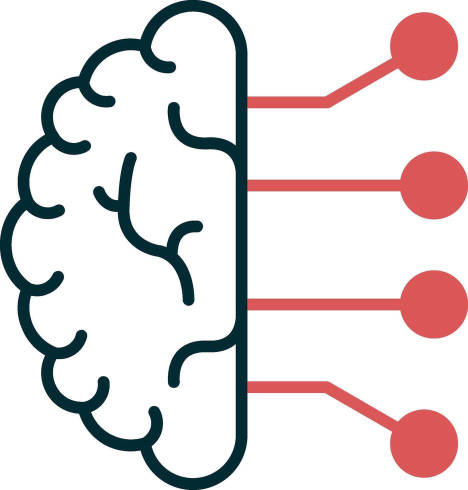 icône de vecteur d'intelligence artificielle