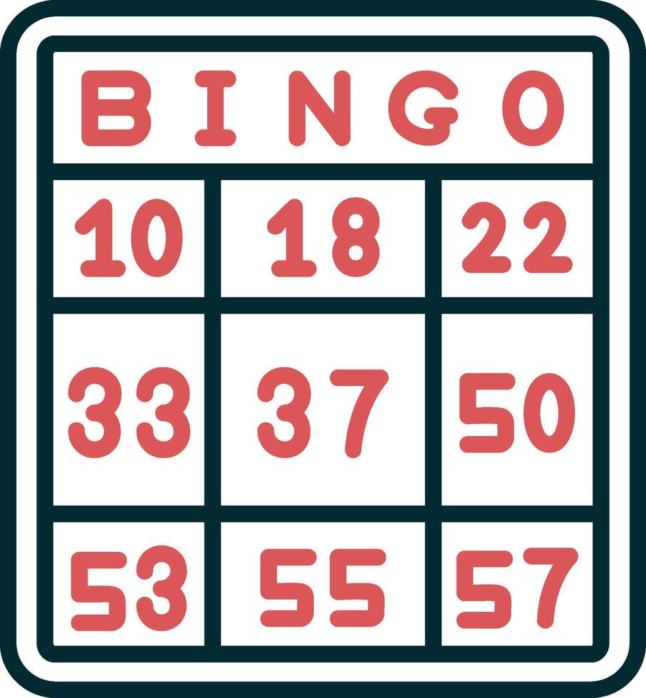 icône de vecteur de bingo