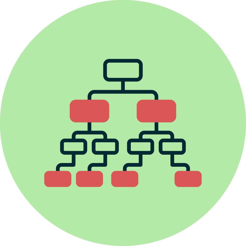 icône de vecteur de hiérarchie