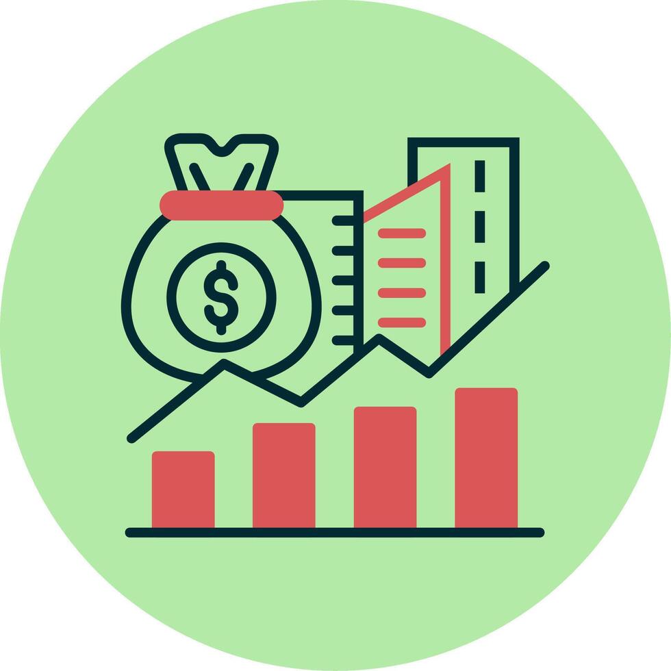 icône de vecteur d'investissement