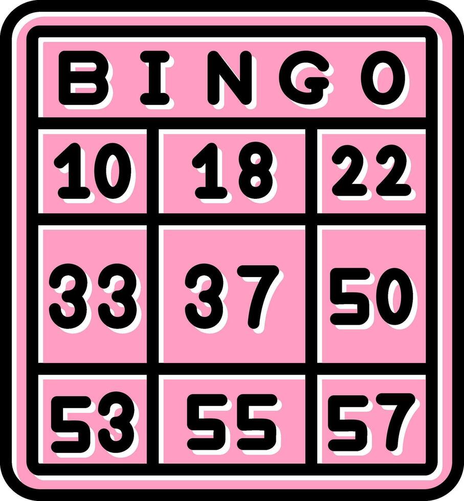 icône de vecteur de bingo