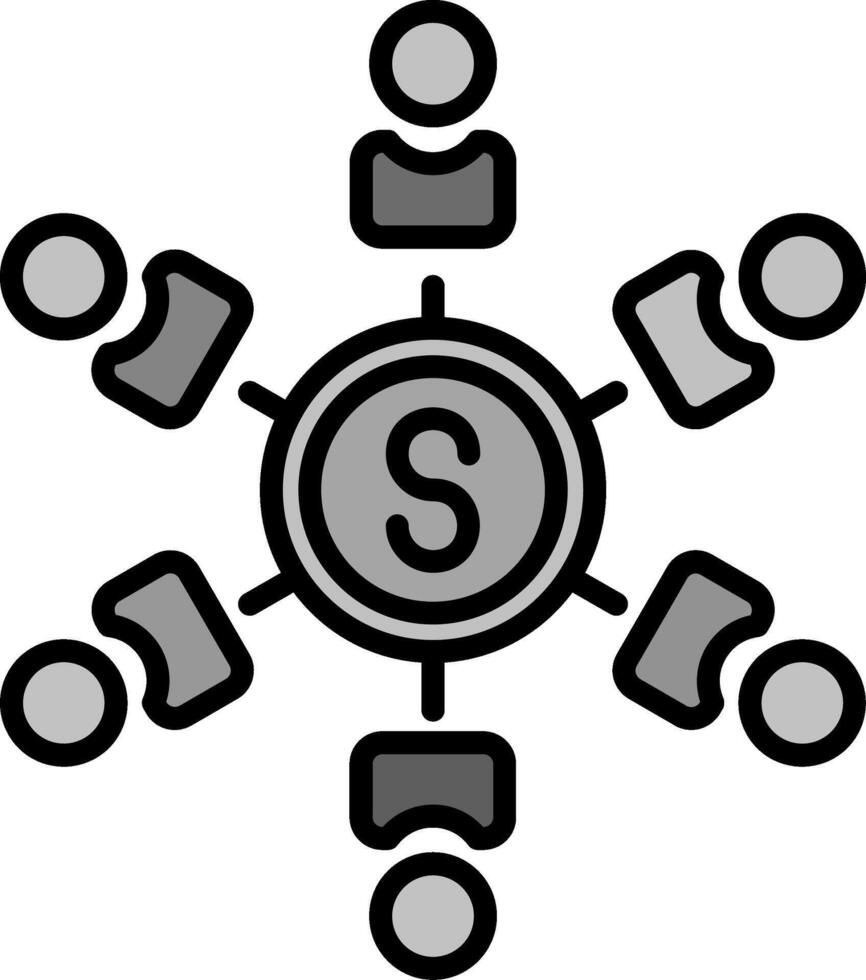 icône de vecteur de salaire