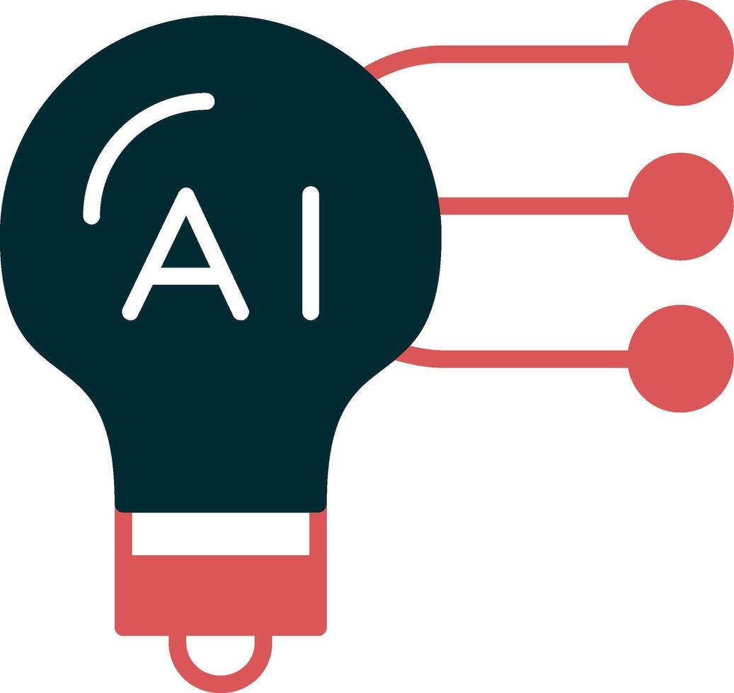 icône de vecteur d'intelligence artificielle