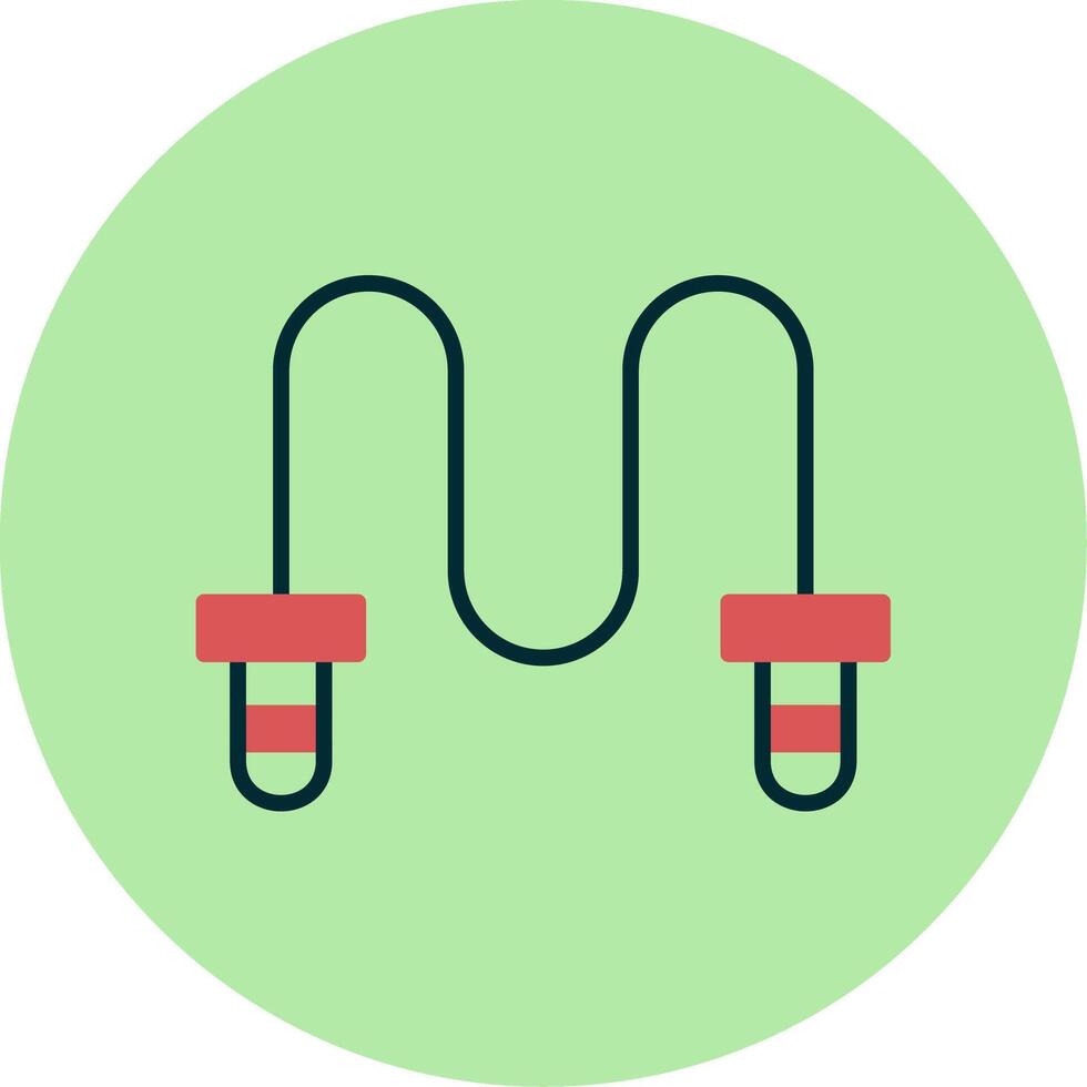 icône de vecteur de corde à sauter