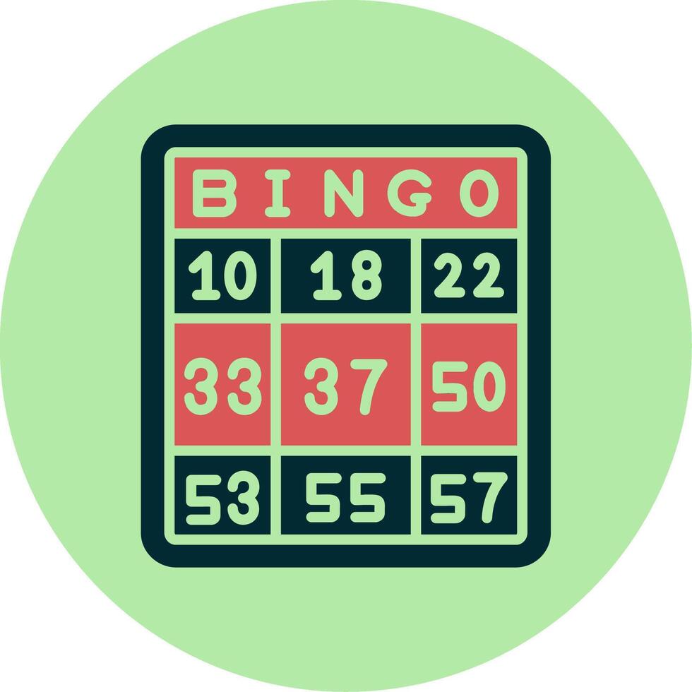 icône de vecteur de bingo