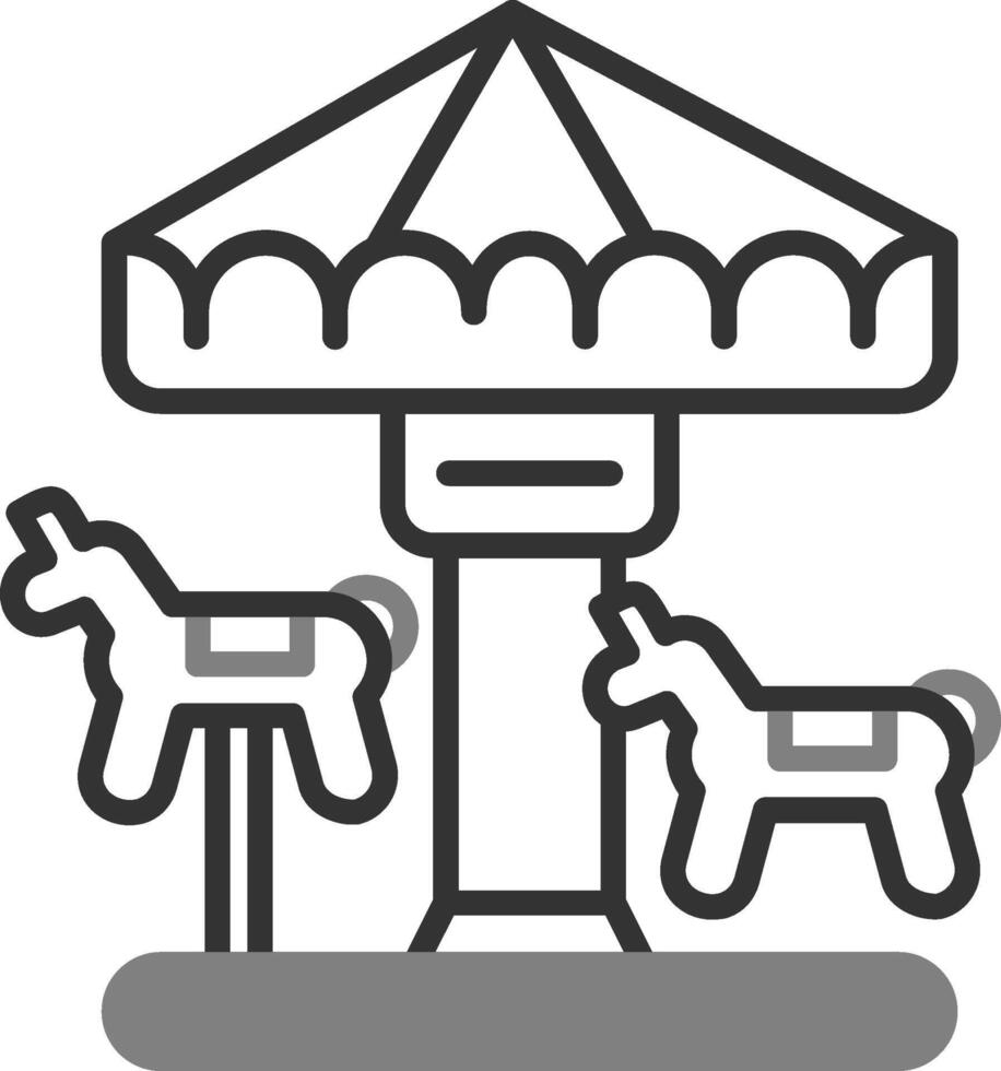 icône de vecteur de carrousel