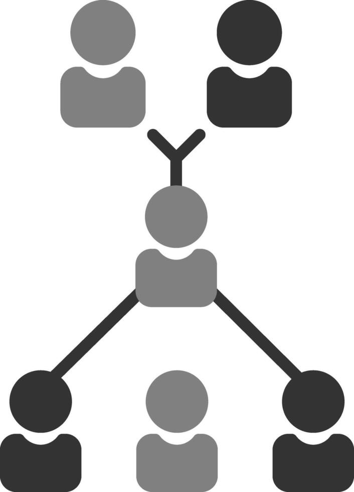 icône de vecteur de hiérarchie