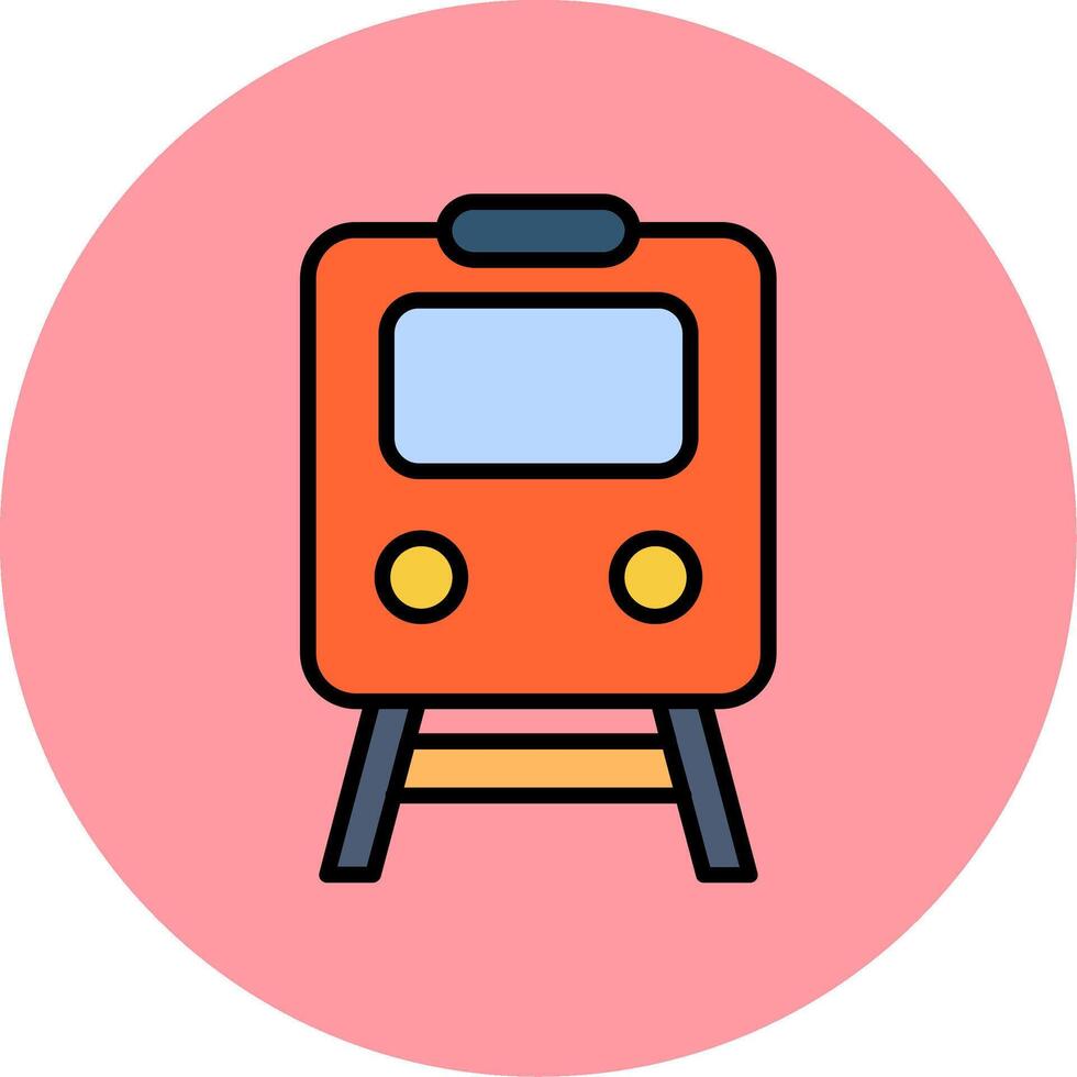 icône de vecteur de train