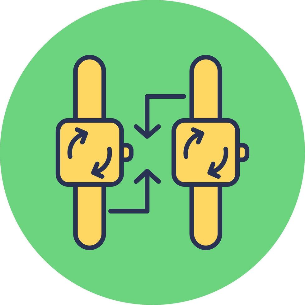 icône de vecteur de synchronisation