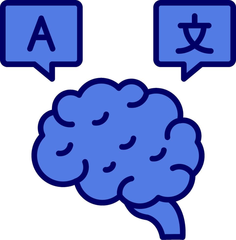 linguistique vecteur icône