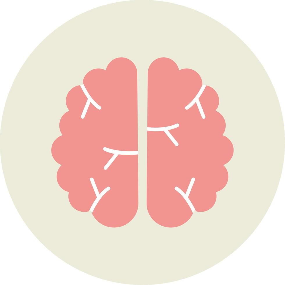 psychologie plat cercle icône vecteur