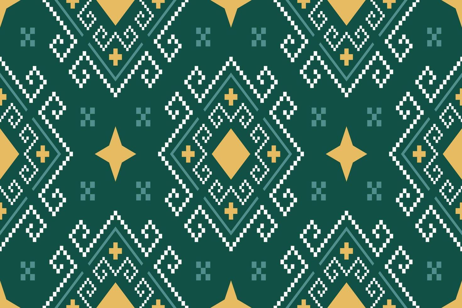 indigo marine bleu géométrique traditionnel ethnique modèle ikat sans couture modèle frontière abstrait conception pour en tissu impression tissu robe tapis rideaux et sarong aztèque africain Indien indonésien vecteur
