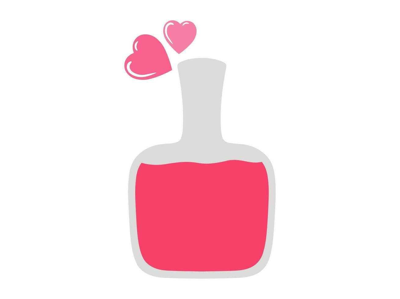 l'amour potion bouteille Valentin Contexte vecteur