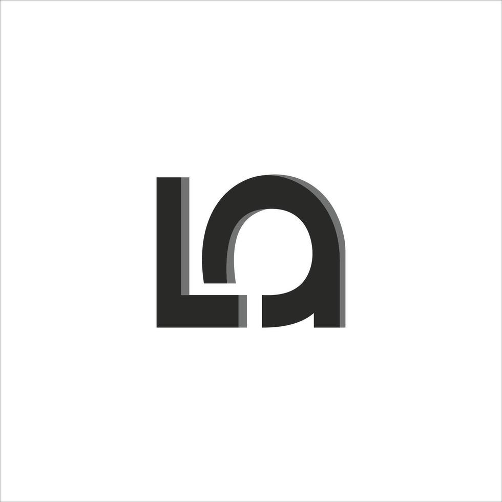 initiale lettre la logo ou Al logo vecteur conception modèle