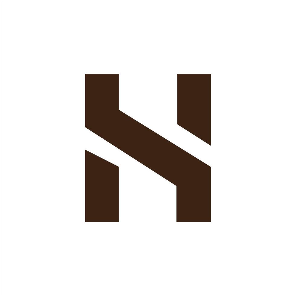initiale lettre hs logo ou sh logo vecteur conception modèle