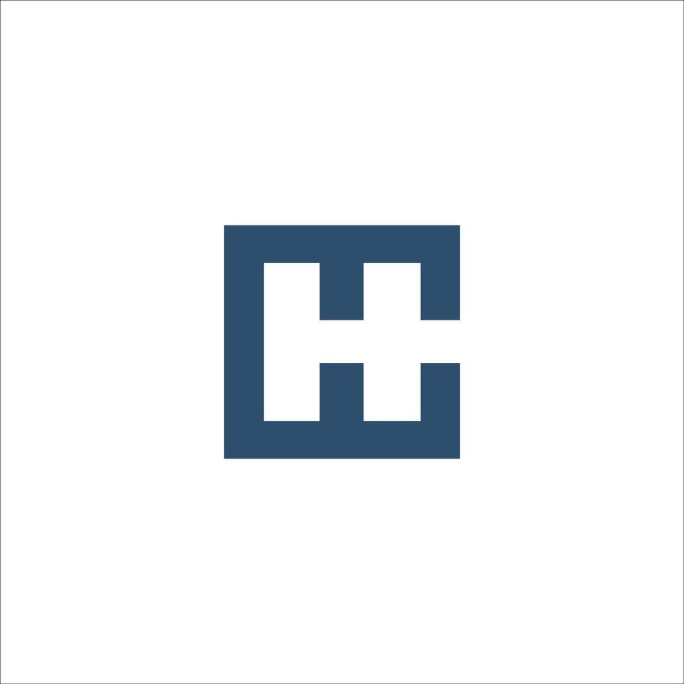 initiale lettre hc logo ou ch logo vecteur conception modèle