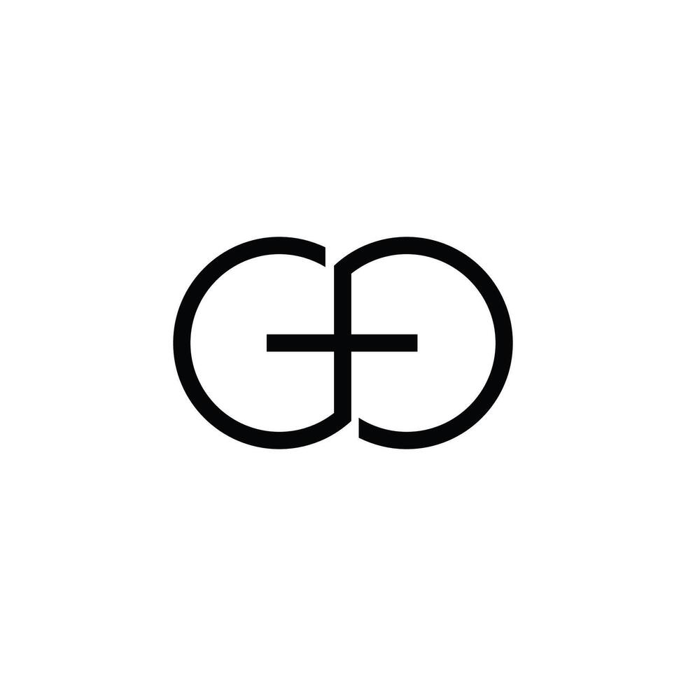 initiale lettre g logo vecteur conception.