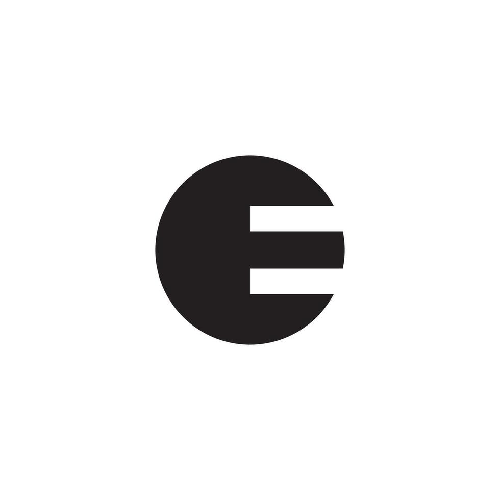 initiale lettre eo ou oe logo vecteur conception modèle