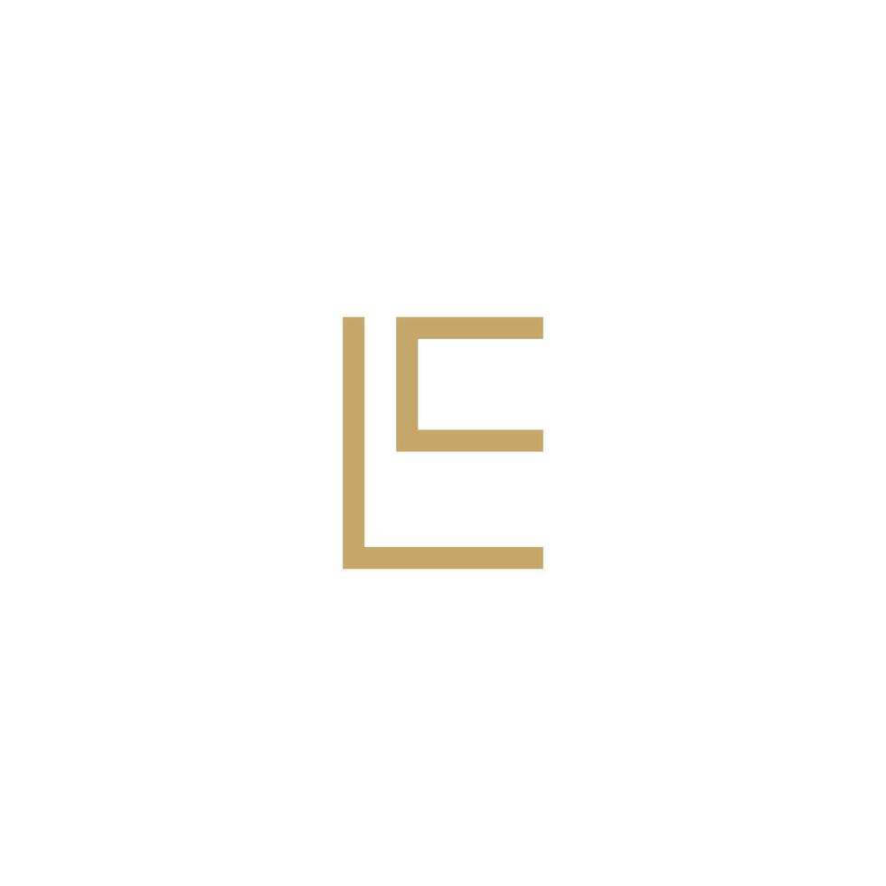 initiale lettre el ou le logo vecteur conception modèle