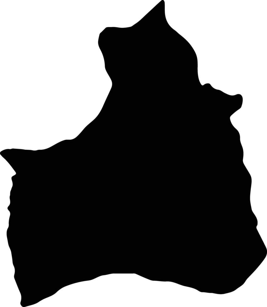 arica y parinacota Chili silhouette carte vecteur