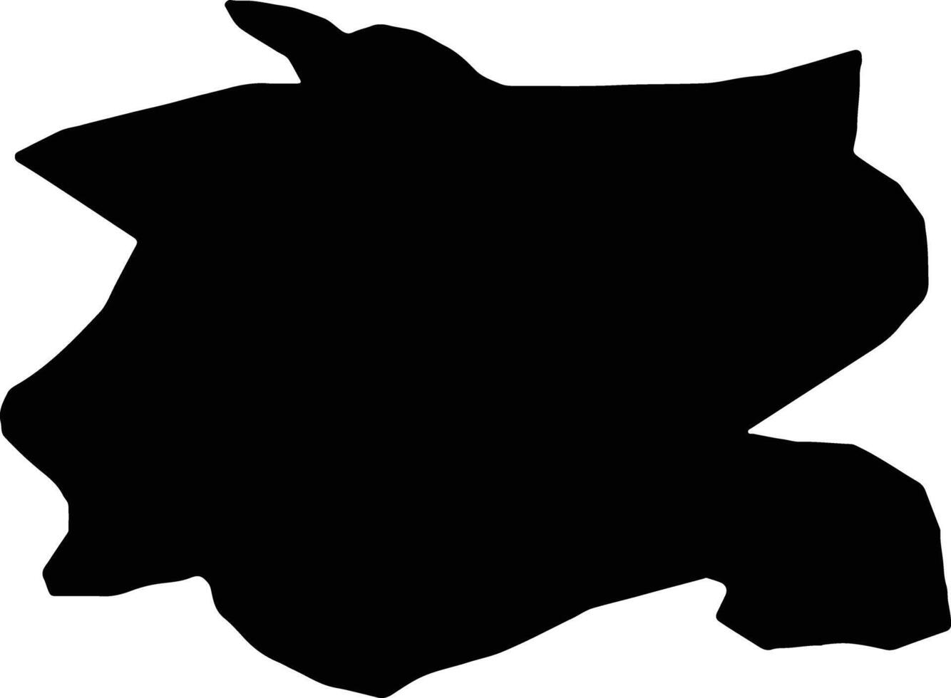 Conwy uni Royaume silhouette carte vecteur