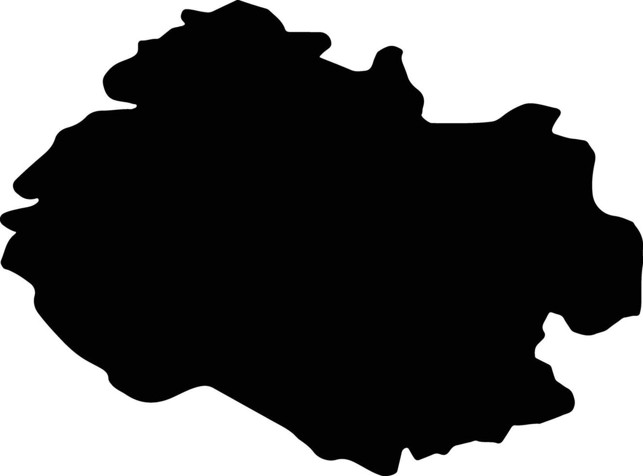 Herefordshire uni Royaume silhouette carte vecteur