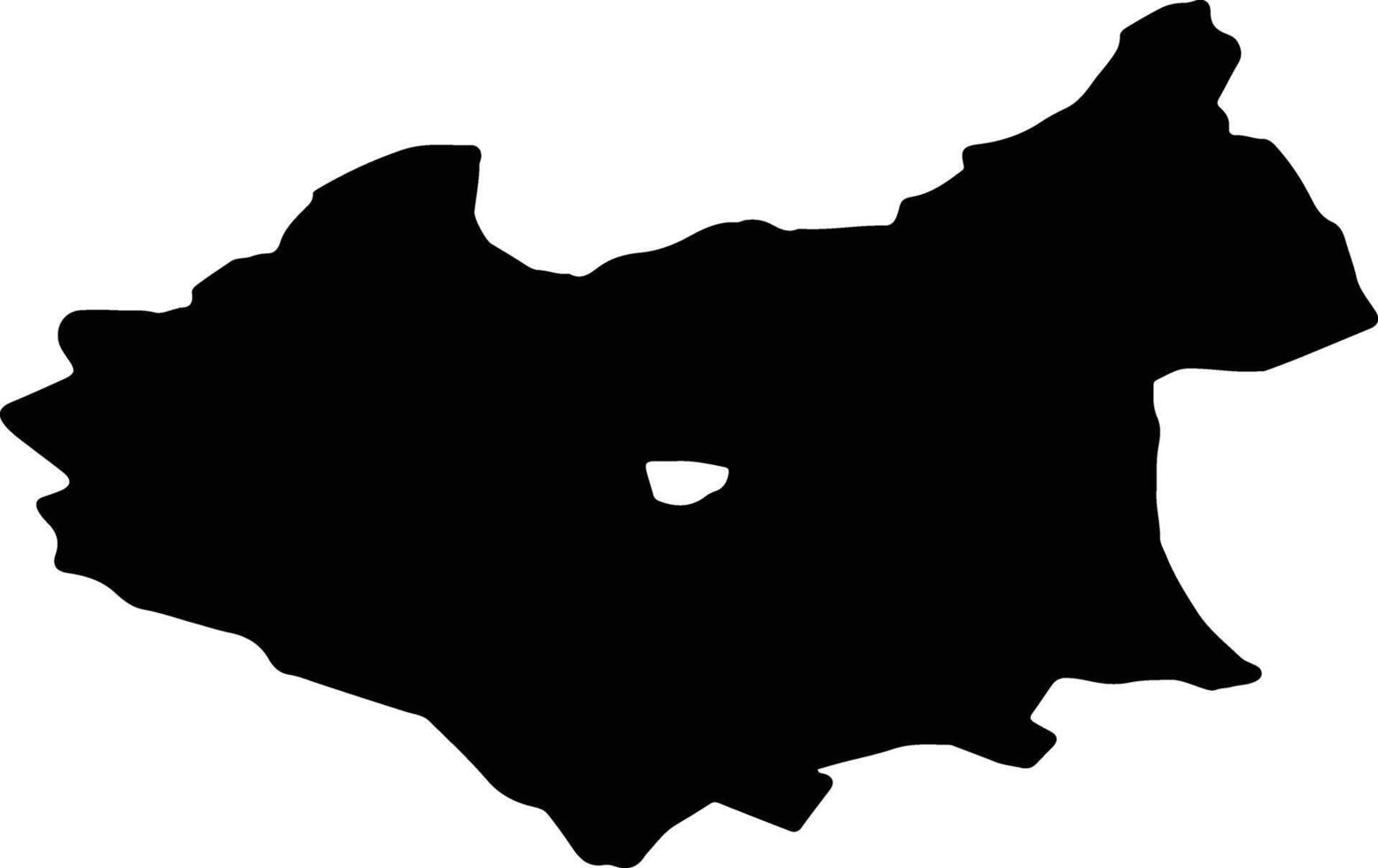 leicestershire uni Royaume silhouette carte vecteur