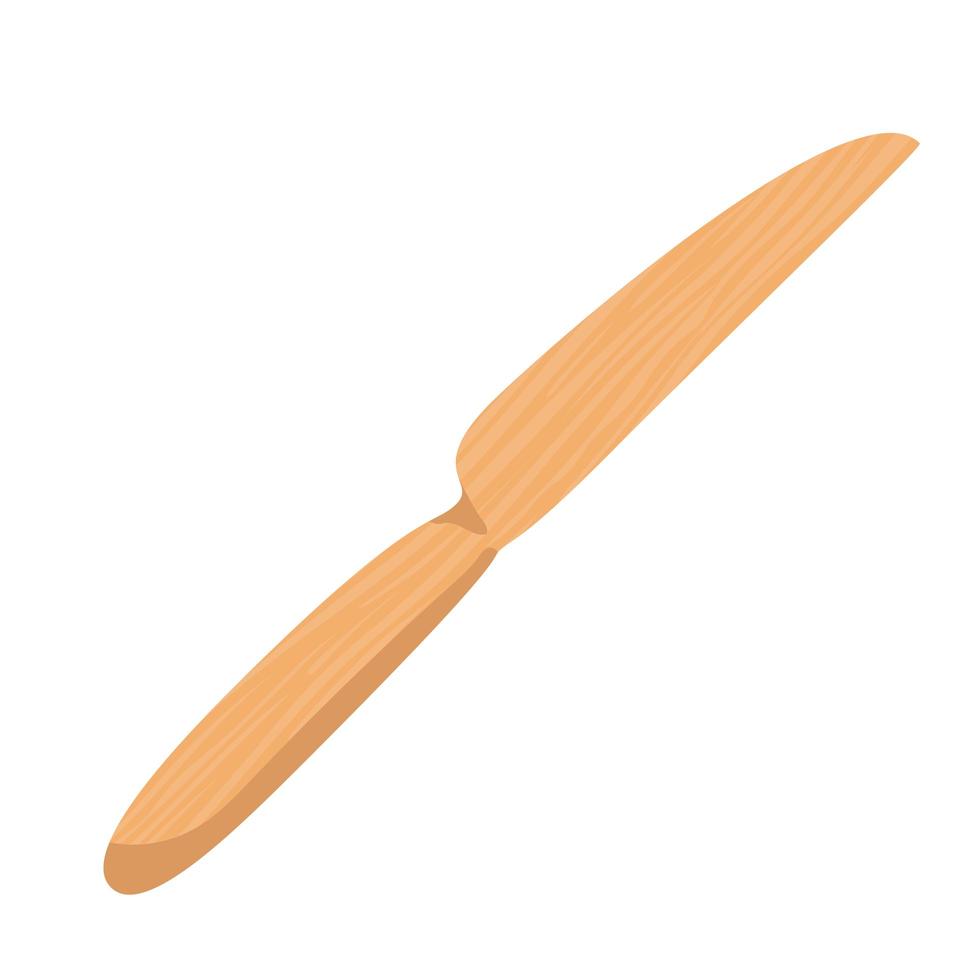 conception de couteau en bois vecteur