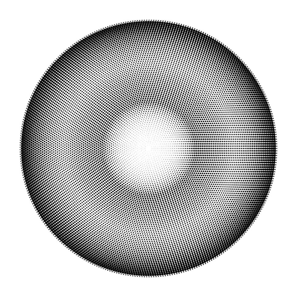 abstrait pente avec grain et bruit effets, à pois cercle motifs et formes. vaporisateur effet dynamique. plat vecteur illustration isolé sur blanc Contexte.