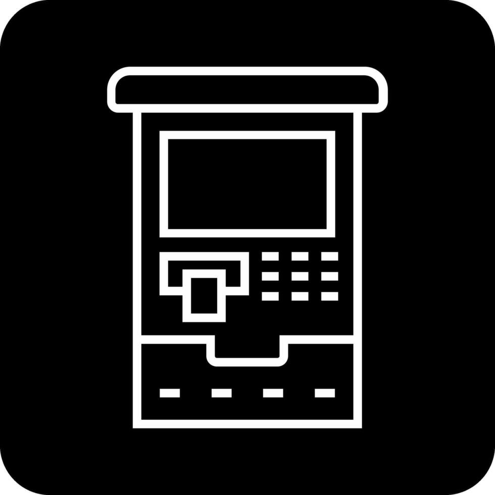 icône de vecteur de guichet automatique
