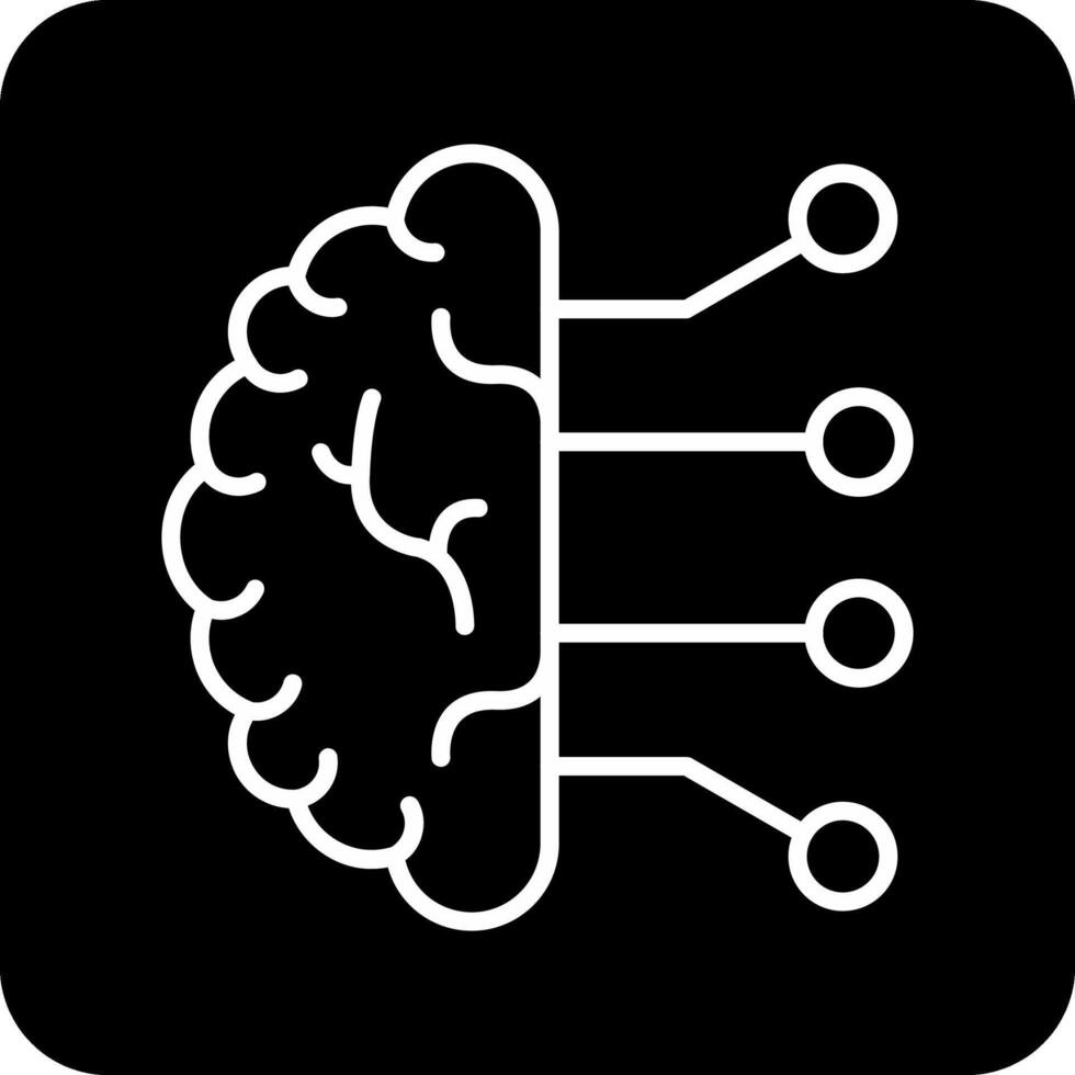 icône de vecteur d'intelligence artificielle