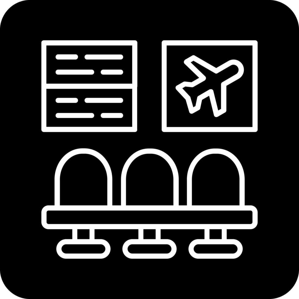 icône de vecteur de salle d'attente
