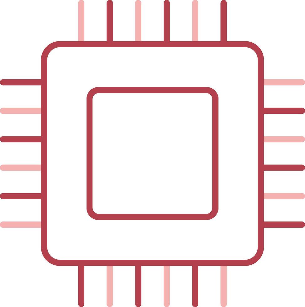 circuit planche solide deux Couleur icône vecteur