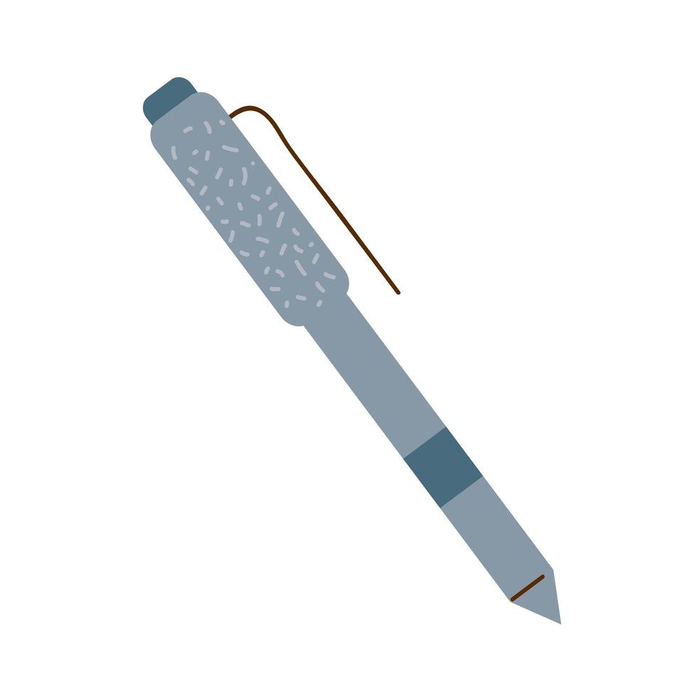 icône de fourniture de stylo vecteur