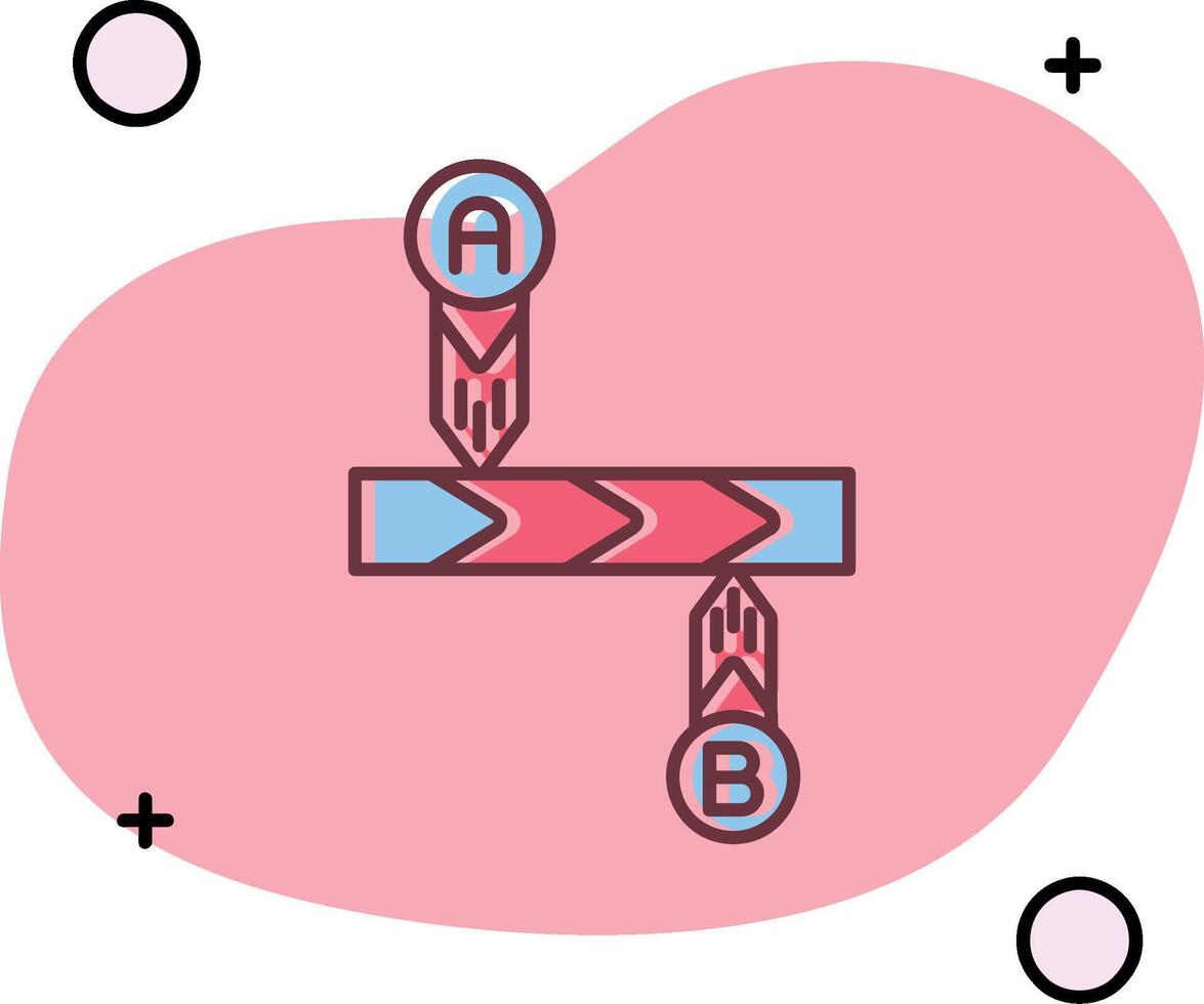 chronologie glissé icône vecteur