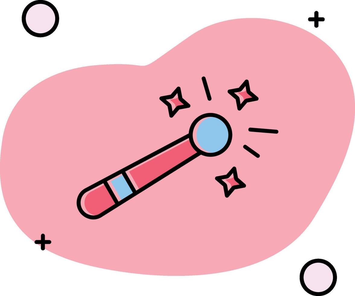 la magie outil glissé icône vecteur