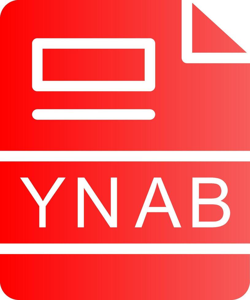 ynab Créatif icône conception vecteur