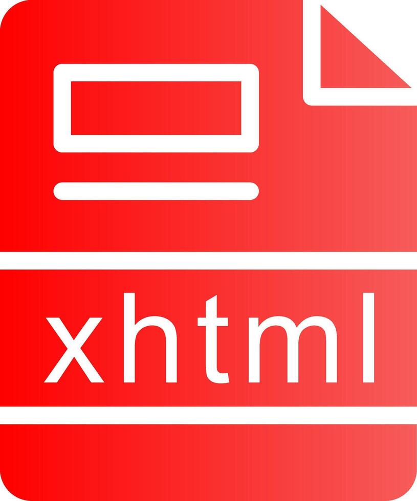 xhtml Créatif icône conception vecteur