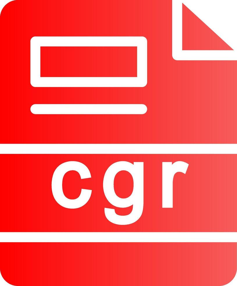 cgr Créatif icône conception vecteur