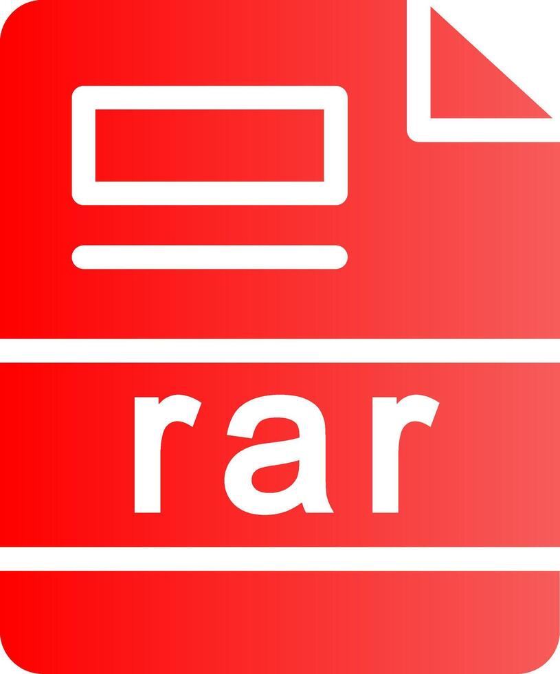 rar Créatif icône conception vecteur