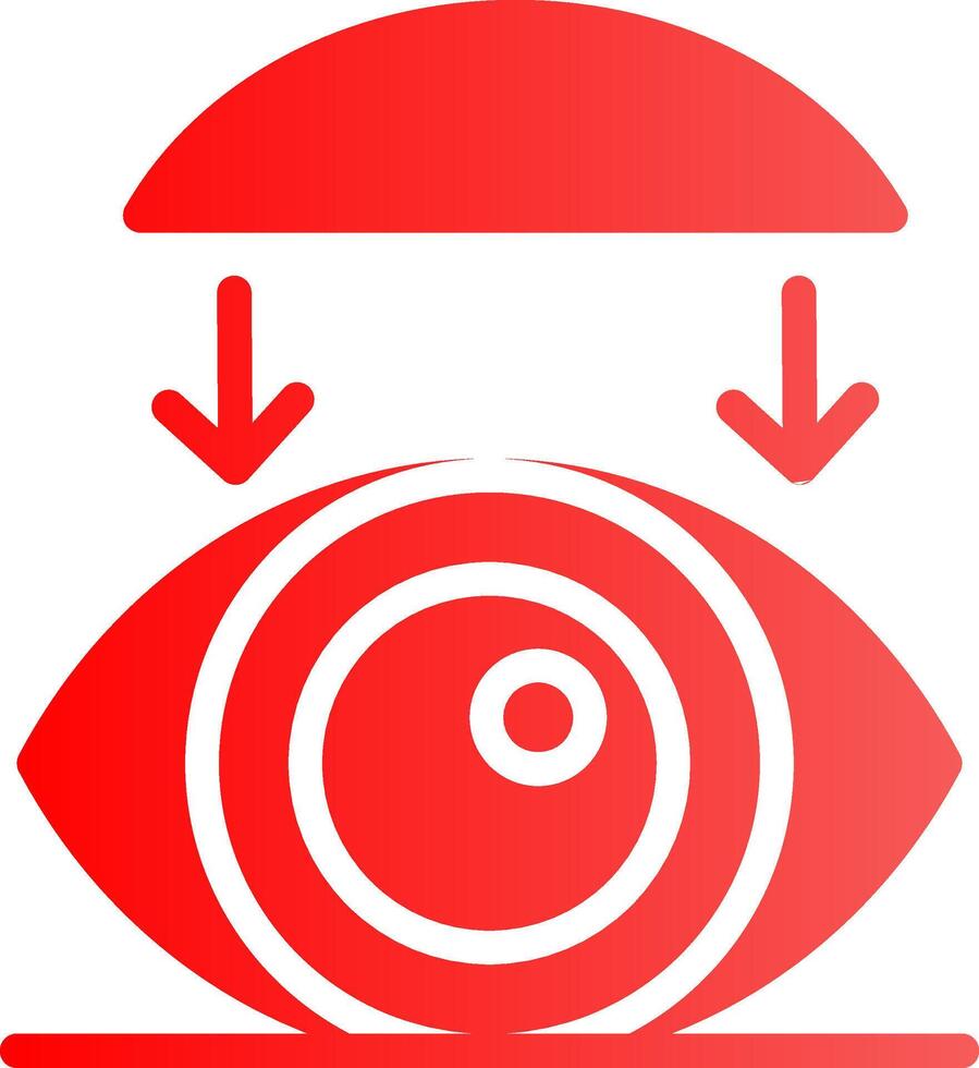 rigide contact lentilles Créatif icône conception vecteur