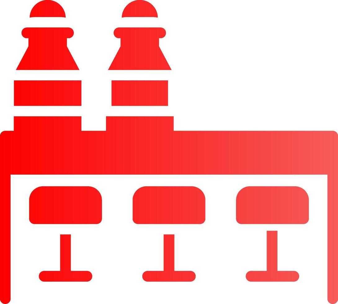 conception d'icône créative de table vecteur